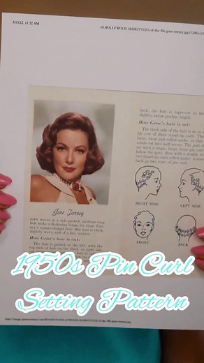 How to Create 1950s Pincurl Setting Pattern for Vintage Hairstyles
