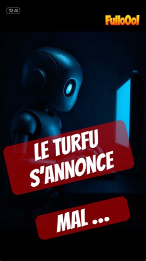 🤖💻 Le TURFU s’annonce mal ! #robot #ia #humour