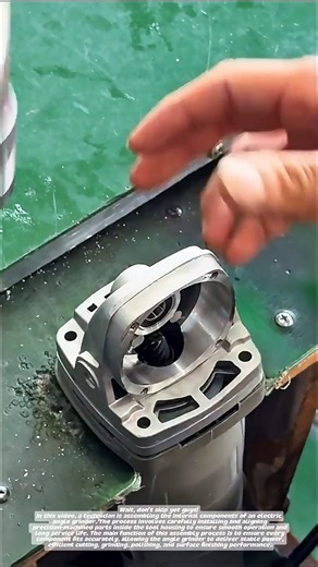 Electric Angle Grinder Assembly Process | Precision Industrial Manufacturing.