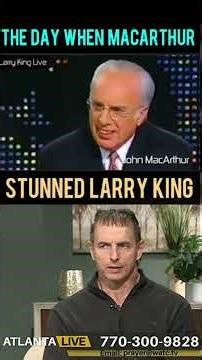 The Day When John MacArthur Stunned Larry King on #CNN #shorts #jesus