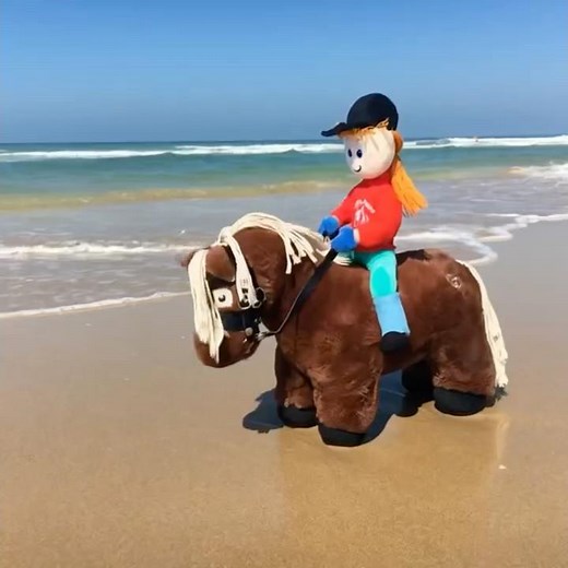 Crafty Ponies go to the beach