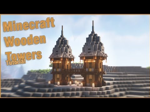 Minecraft | Medieval Wooden Towers Tutorial