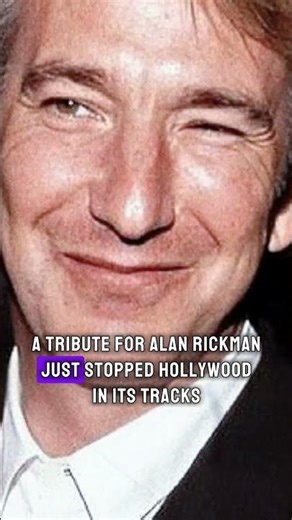 When Alan Rickman Took the Stage for Bruce Willis, the Entire Room Fell Silent