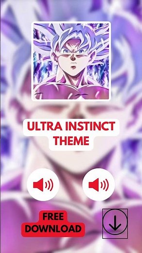 Ultra Instinct Theme Soundboard #shorts