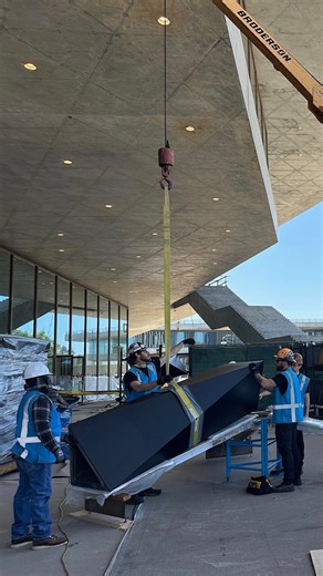 Los Angeles County Museum of Art on Instagram: "Iconic then, iconic now Tony Smith’s Smoke ↑ is among several beloved sculptures that have become synonymous with the museum during its decades-long history. It was last installed at LACMA in 2008. As we prepare for the 2026 opening of the David Geffen Galleries, a number of outdoor artworks both new & familiar will begin to appear around the building."