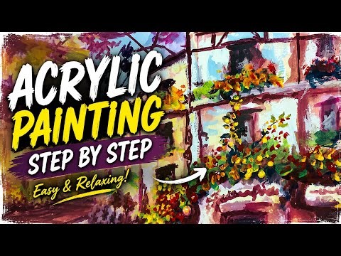 Impressionist Street Painting Tutorial for Beginners