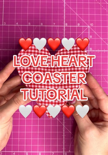 DIY Love Heart Coasters for Beginners