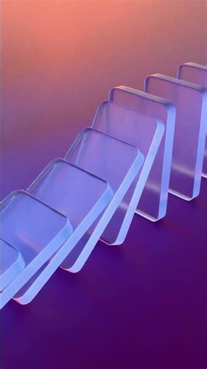 Endless Domino Effect Perfect Loop Simulation