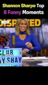 Shannon Sharpe Top 6 Funny Moments