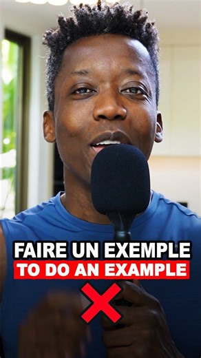 2.6K views · 129 reactions | Les francophones  Ne dites pas : “To do an example” en anglais.  L’expression correcte est : ✔️ To give an example Exemple :  Je vais te donner un exemple. ✅ Let me give you an example. ❌ Let me do you an example. Never make this mistake again! It’s Kodjo, your English Coach Take care guys! | Kodjo Hounnaké | Facebook