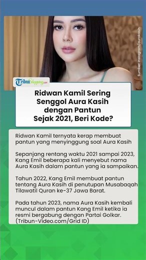 Ridwan Kamil Sering Senggol Aura Kasih dengan Pantun Sejak 2021, Beri Kode?