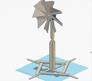 13 reactions | This Tinkercad design shares how you can design and easily build a small windmill using common household items such as popsicle sticks and cardboard! ️ ️ ️    https://www.tinkercad.com/things/ctIUuqwAcJH-homemade-windmill | Tinkercad | Facebook