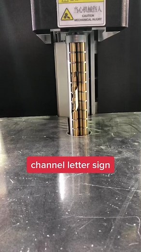 Channel letter bending machine #channelletters #sign #channelletterbendingmachine #hottiktok #thankstiktok