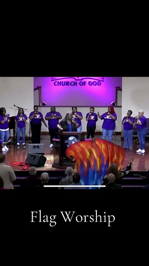 Flag Worship in Church: A Heartfelt Expression