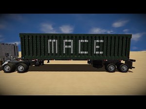 Space Engineers Ep 14 Semi Trailers and Crane