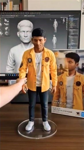 Computer Ke Andar Se Nikal Kar Table Pe! 🤯 | 3D Figurine #trending #shorts