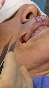 Lip Lift Surgery performed by Dr. Mark Jabor! #liplift #shorts #plasticsurgeon