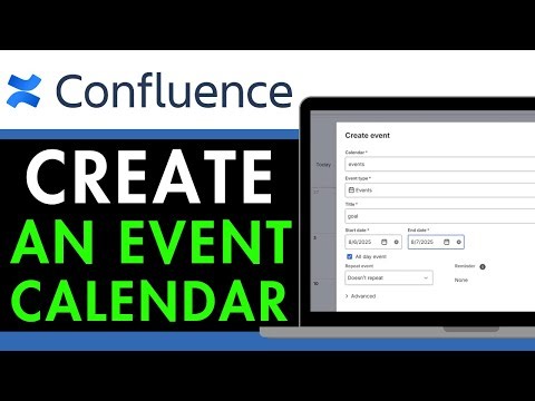 How to Create Event Calendar in Confluence 2025 (QUICK & EASY)