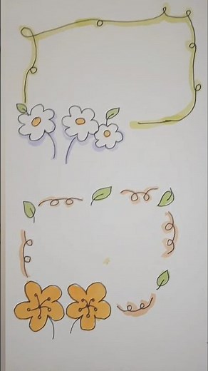 Beginners Doodle Art 🌈 | Cute & Fun Drawing Ideas #diy #craft #shorts