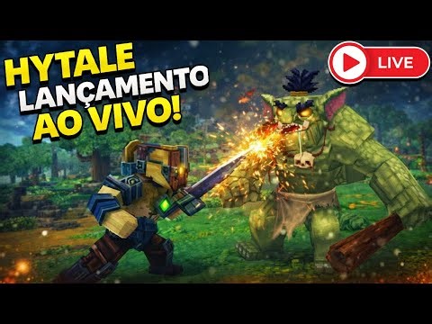 🔴 HYTALE AO VIVO AGORA! GAMEPLAY DO LANÇAMENTO 🔥