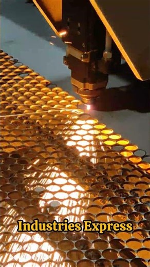 Laser Cutting Machine Performance #machines #stainlesssteel #cnc #manufacturing #factory #laser