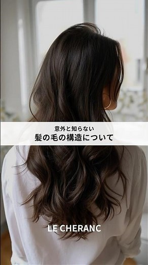 意外と知らない「髪の毛の構造」について