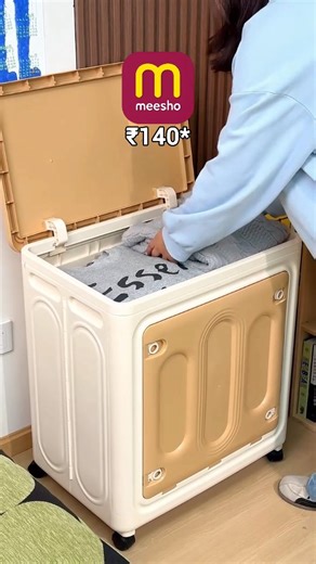 Gadgets Aurax on Instagram: "Comment For Link 🤩🖇️ Foldable Storage Box #storagebox #storagesolution #clothbox #reels #viral"