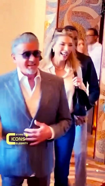 Sylvester Stallone and his wife Jennifer Flavin arrived at an Event 🤩♥️ #sylvesterstallone