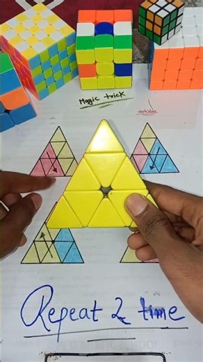 Rubik's cube new Formula Trick solve 🔥💯‪@KingofCubers‬ #youtubeshorts #cube #puzzle #pkcuber