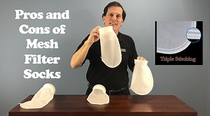 Watch Pros and Cons of Mesh Filter Socks on Amazon Live