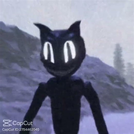 cartoon cat horror creature #viral #edit