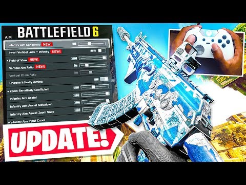 *NEW* BEST SETTINGS in BATTLEFIELD 6 for MAX AIM ASSIST! 🎮 (BF6 Best Controller Settings)