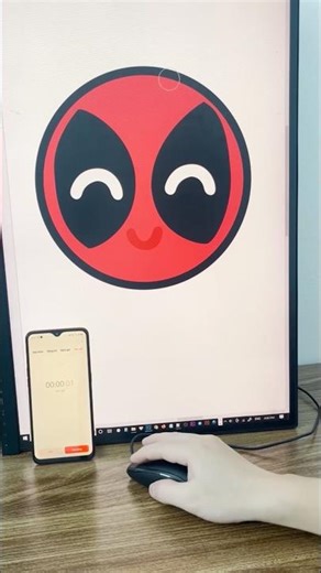 Drawing Deadpool in 30 Seconds… Using Only a Mouse!