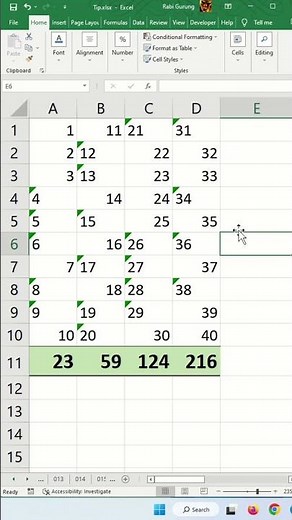 Fix text-formatted numbers - Excel Tips and Tricks #shorts