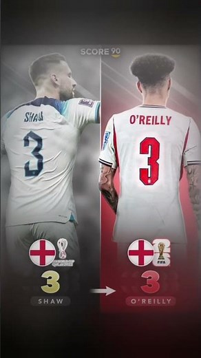 🏴 England's 2026 World Cup Shirt Numbers Revealed! 👕🔥