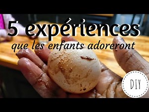 5 expériences scientifiques à faire à la maison que les enfants adoreront #Éveillerleurcuriosité