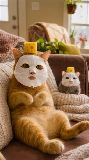 Cheese Spa Day 🧀😺🐭 | Cat & Mouse Ultimate Home Relaxation