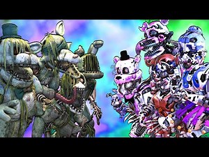 [SFM FNaF] Nightmare SL vs Drowned Animatronics