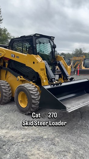 43 reactions | Big power in a compact frame, the Cat® 270 Skid Steer...