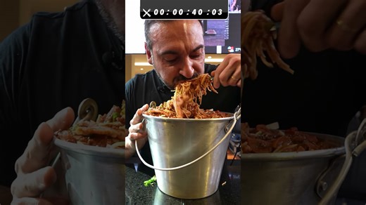 I tried a 6 kg pasta challenge!