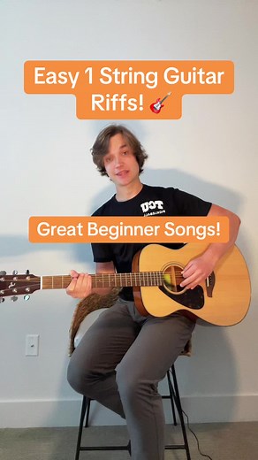 Easy 1 String Guitar Riffs for Beginners