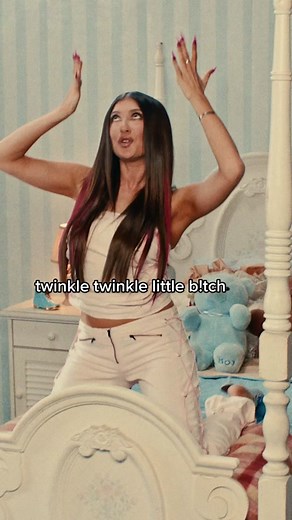 Did you guys see my little surprise in the twinkle twinkle little b!tch music video???