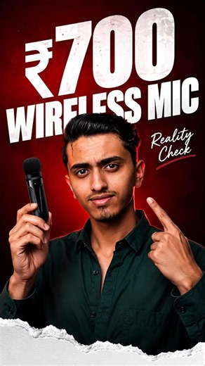 Can a ₹700 wireless microphone actually deliver good audio quality? KRISH TECHMY