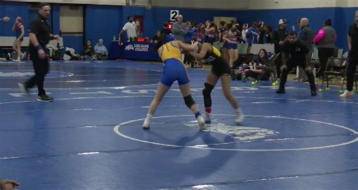 Uniondale makes history winning first Section VIII girls wrestling dual meet championship
