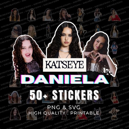 KATSEYE Daniela Stickers: 50  PNG & SVG Graphics (digital Download) - Etsy