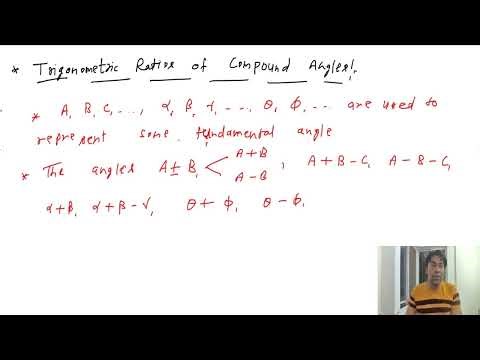 Lecture 12 | Trigonometry Formulas Compound Allied Angles | JEE Main & Advanced | Class 11