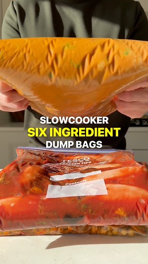 Slowcooker Dump bags Here’s how I meal prepped 5 x Dinners (20 servings of food) in just 20 minutes. Well of course using my Six Ingredient Slowcooker book, out 5th Dec😉📕 It’s half price at £10 on preorder!! Recipes I threw into Dump bags in the comments | Bored of Lunch