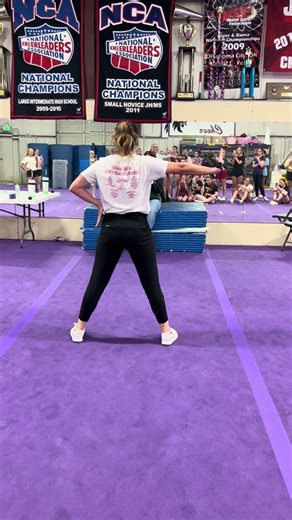 HS tryout cheer 2026 - back view