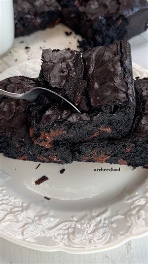 Dark cocoa brownies