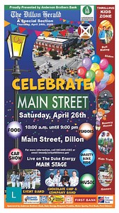 Hey Dillon! It's time to CELEBRATE! Anderson Brothers Bank proudly presents the Celebrate Main Street Festival taking place Saturday, April 26th from 10:00a-9:00p in downtown Dillon. | City of Dillon, SC - Government